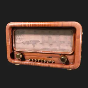 Vintage Wooden Radio