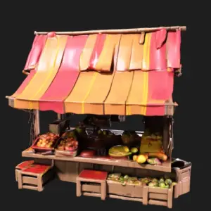 Medieval Market Stall