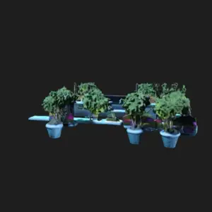 Futuristic City Plaza