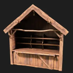 Wooden Market Stall