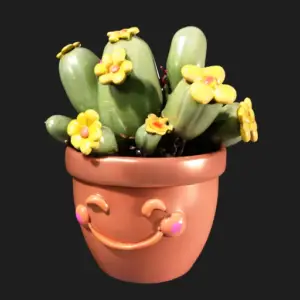 Playful Cactus Pot